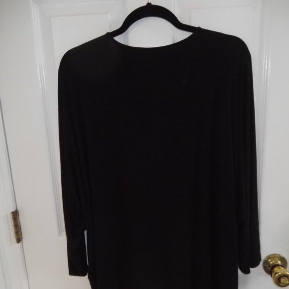 Calvin Klein V-Neck Lace Up Tunic - Picture 2 of 4